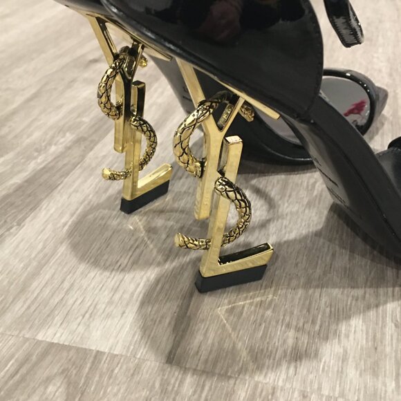 OPYUM SANDALS IN PATENT LEATHER - Picture 4 of 5